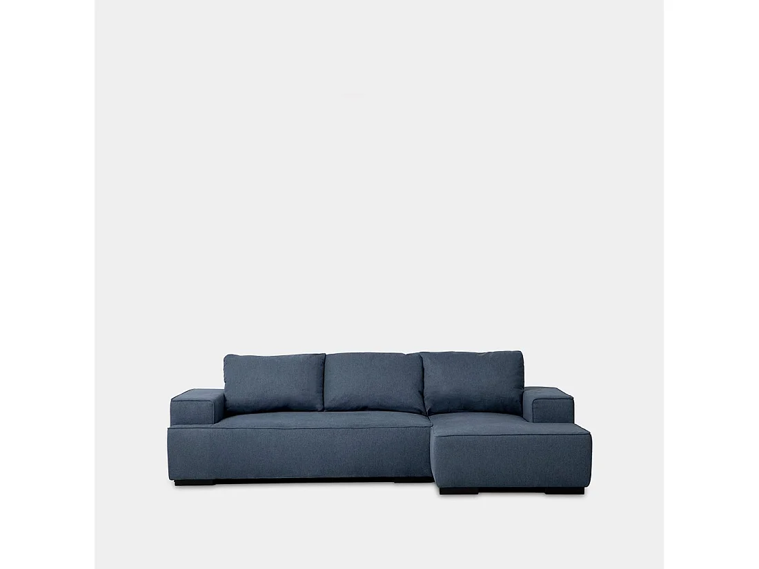 Sofá cama de Poliéster Azul 80 x 250- Alan