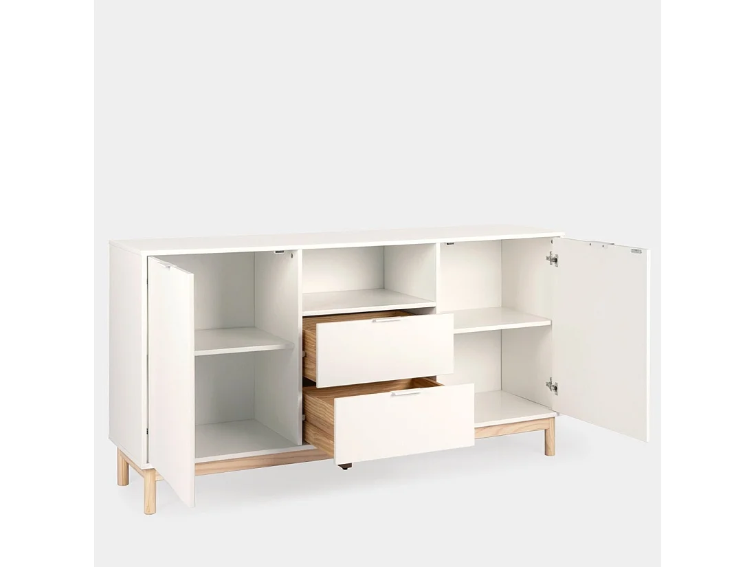 Aparador bajo de Lacado Blanco 78 x 150- Elian