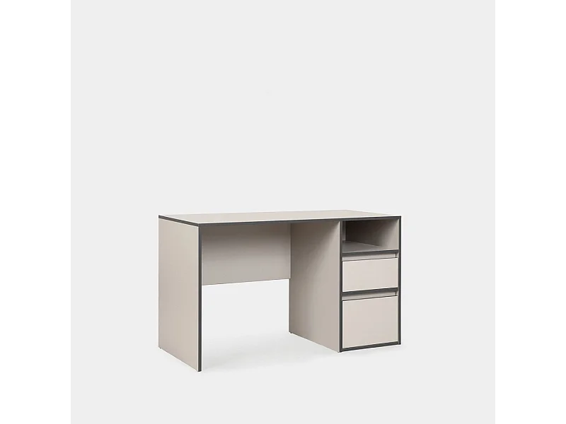 Mesa escritorio de Lacado Gris perla 75 x 120- Kamila