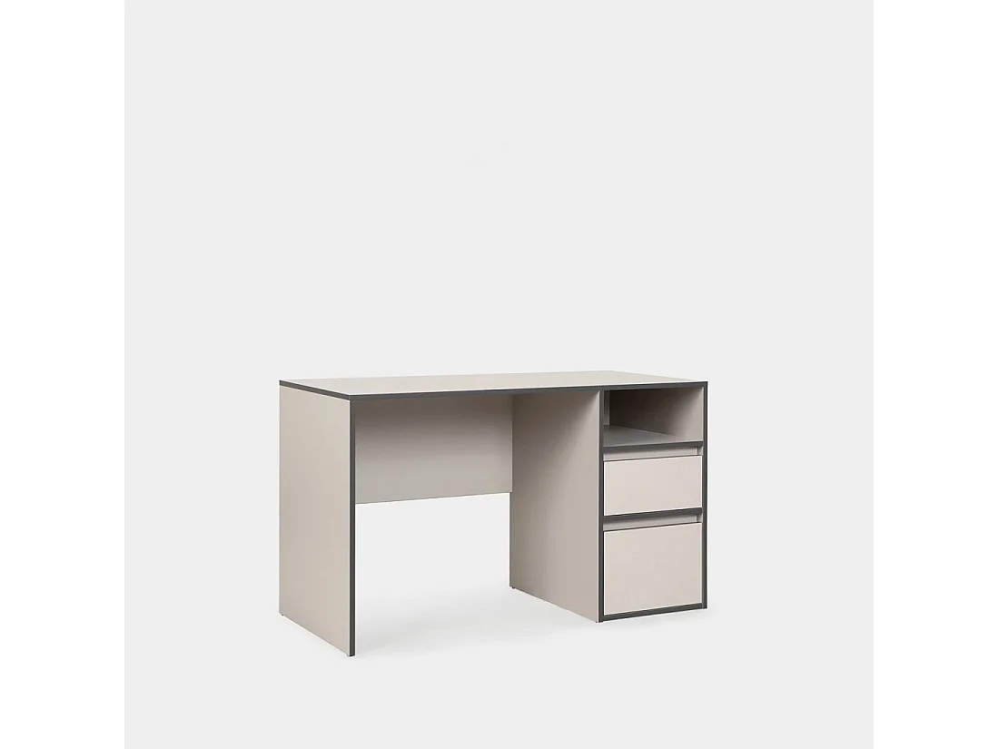 Mesa escritorio de Lacado Gris perla 75 x 120- Kamila