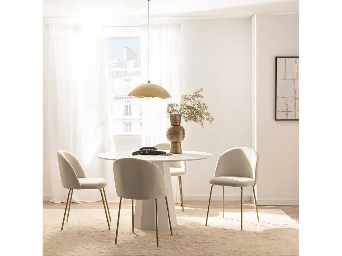 Jarrón de Metal Dorado 42 x 20- Solum