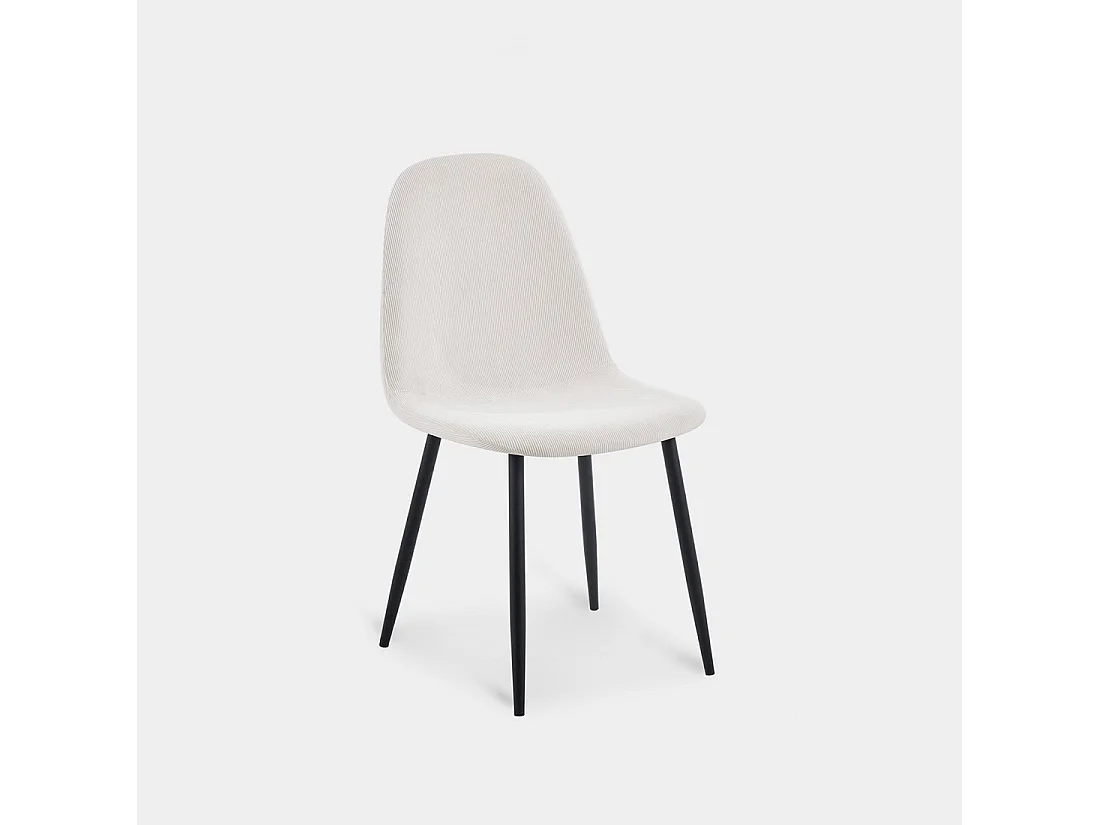 Silla de comedor de Micropana Blanco roto 84 x 44- Elia