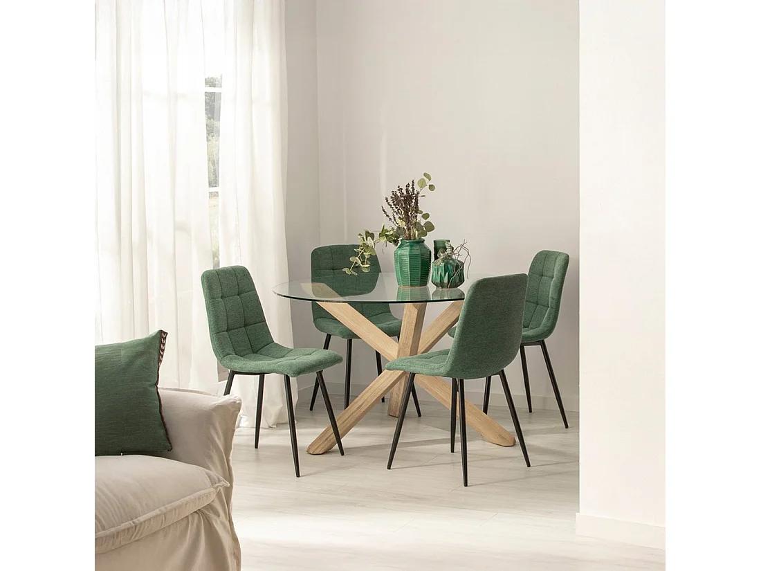 Packs 4 sillas Verde 45 x 86 cm