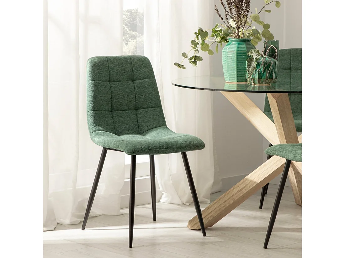 Packs 4 sillas Verde 45 x 86 cm