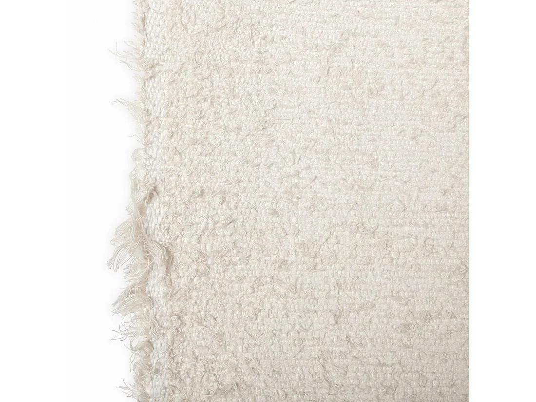 Tapis en tissu beige 120x0 cm-Koto