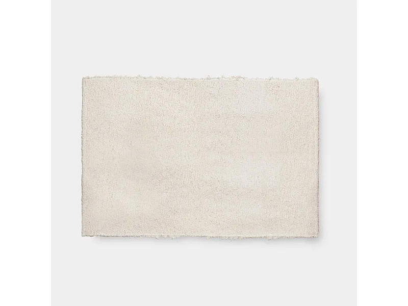 Tapis en tissu beige 120x0 cm-Koto