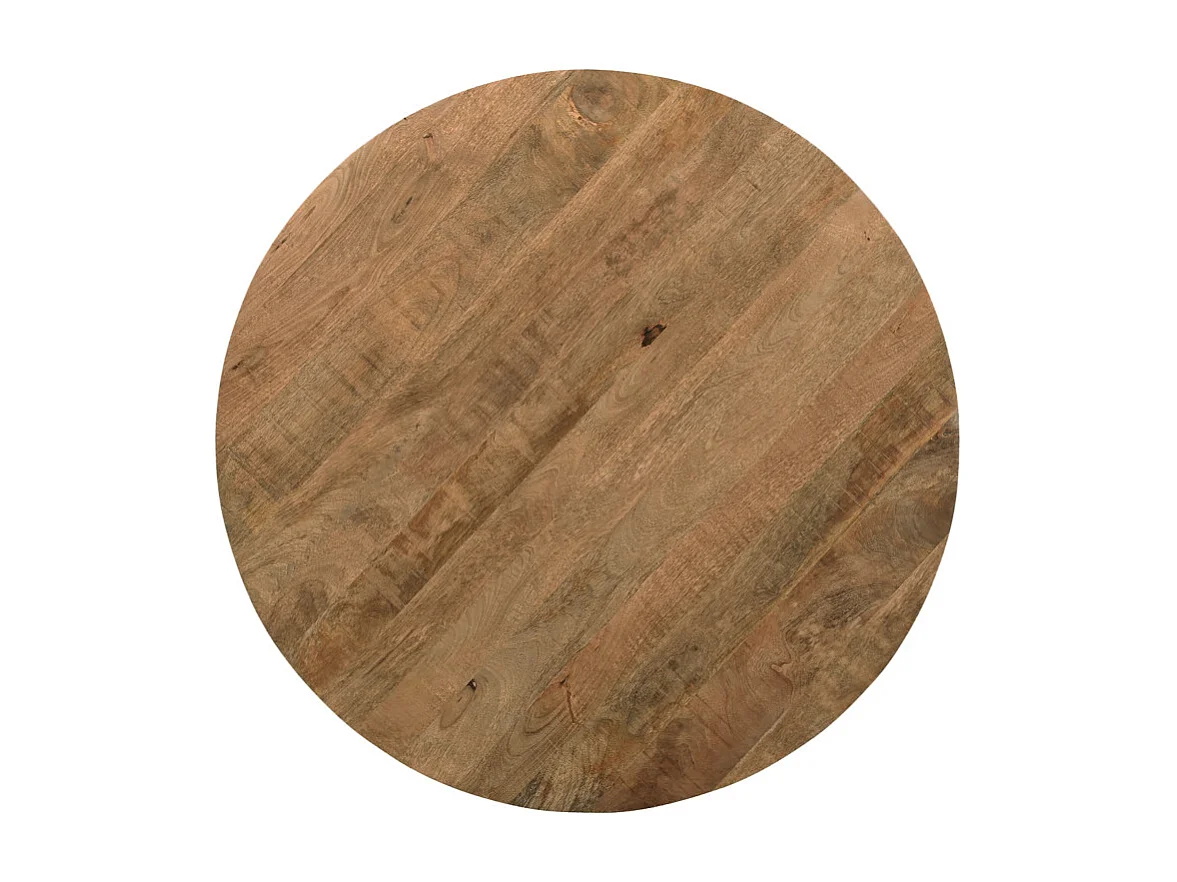 MACY-Mesa de comedor redonda D130, madera