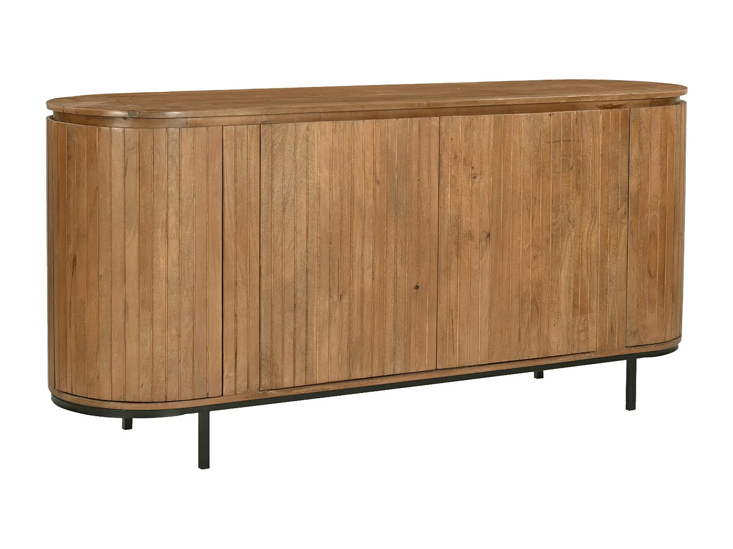 MENTON-Aparador de madera maciza de 180 cm