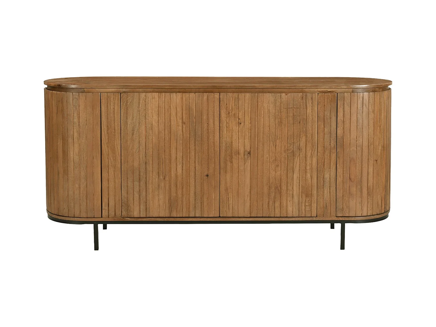 MENTON-Aparador de madera maciza de 180 cm