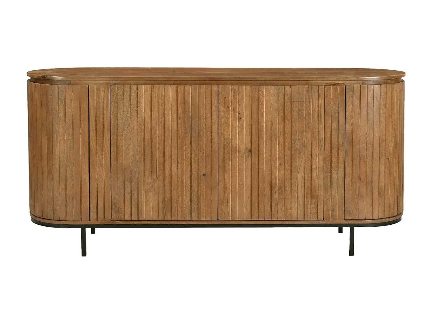 MENTON-Buffet 180 cm en bois massif