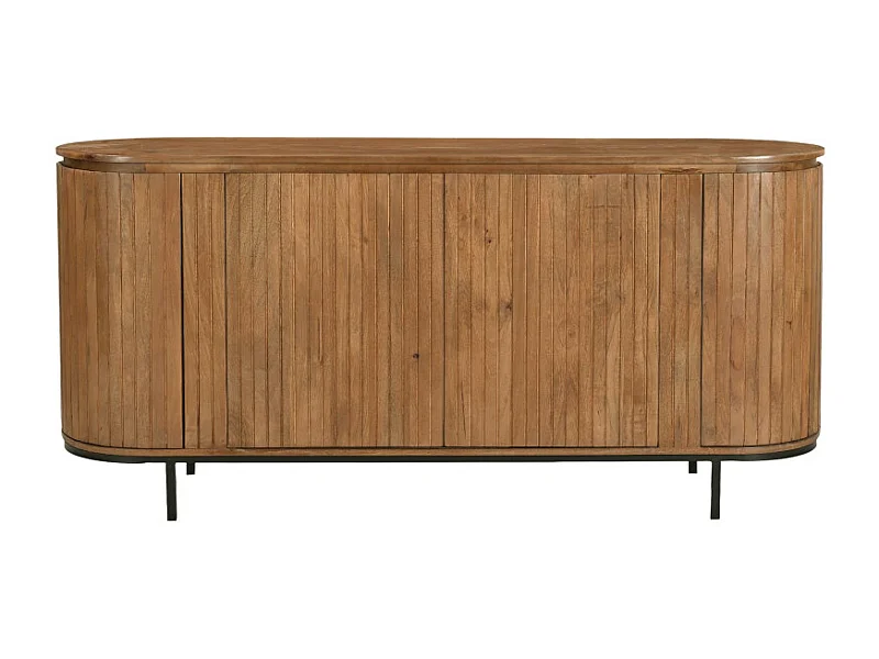 MENTON-Buffet 180 cm en bois massif