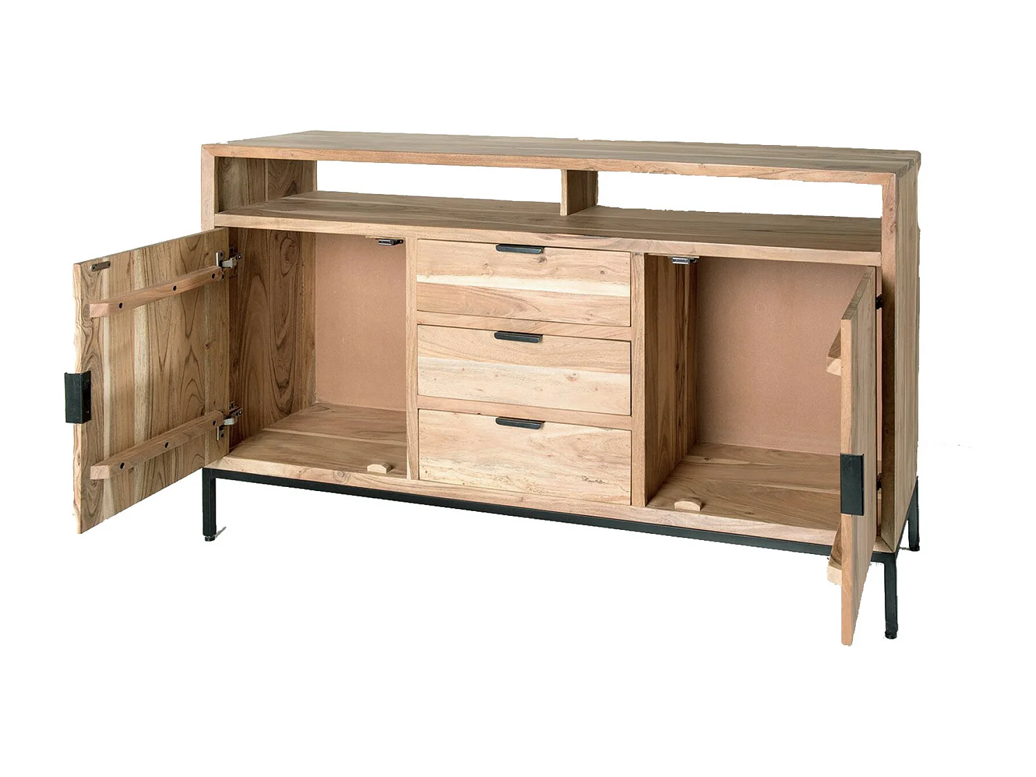URBAN-Buffet 140 cm en bois massif