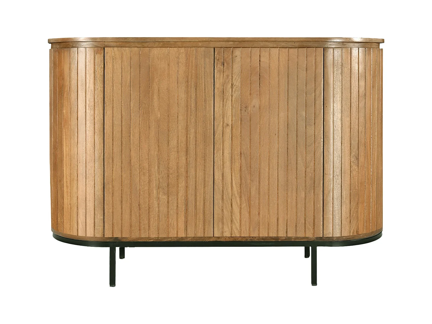 MENTON-Aparador de madera maciza de 115 cm