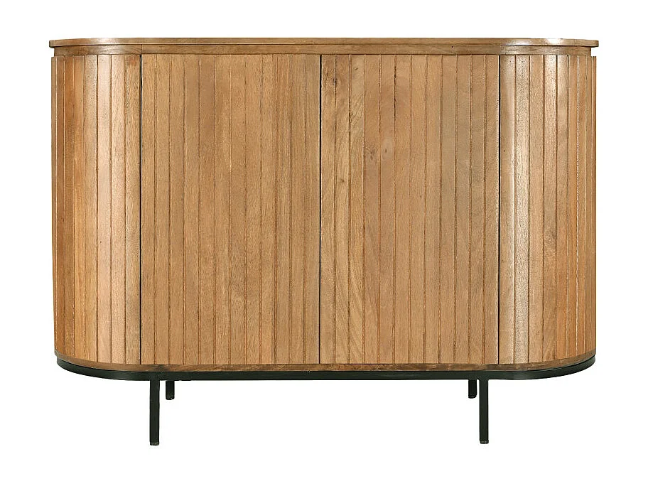 MENTON-Buffet 115 cm en bois massif