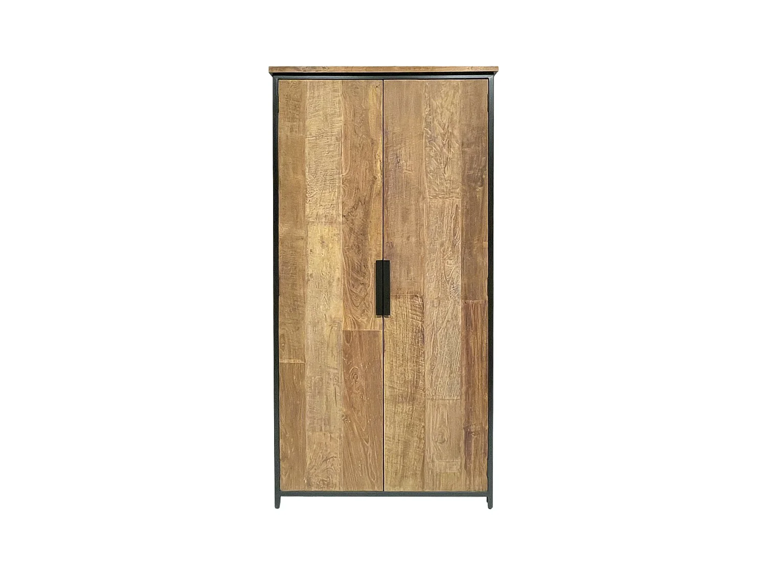 KKOPEN-Armoire de rangement 2 portes enTeck recyclé