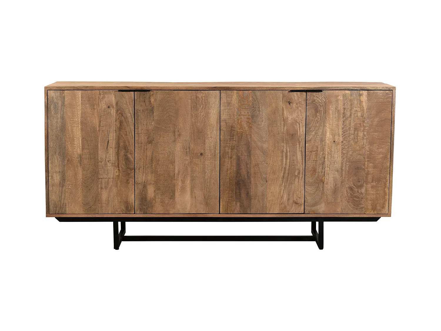 BILBAO-Buffet 185 cm en bois massif et métal