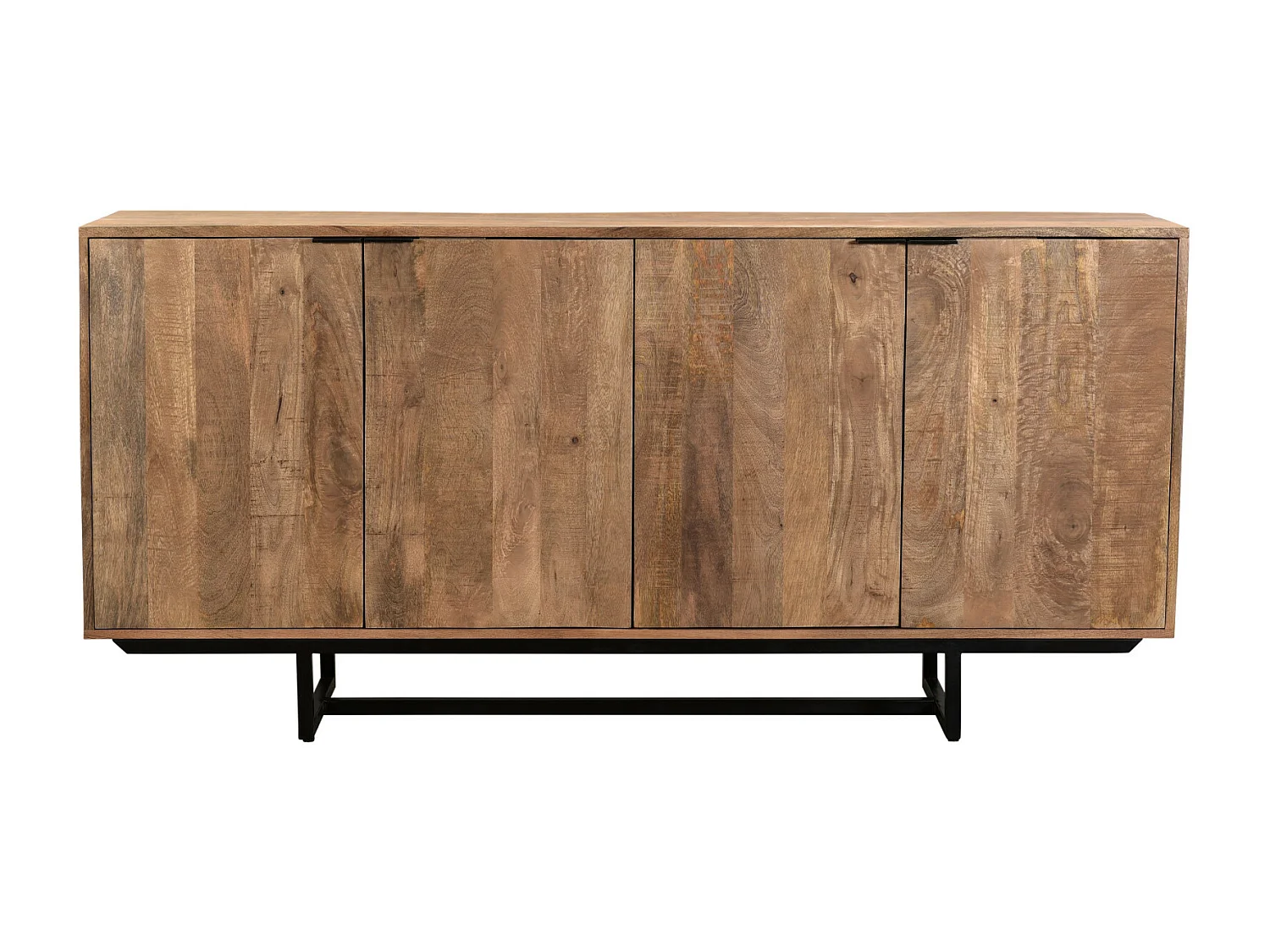 BILBAO-Buffet 185 cm en bois massif et métal