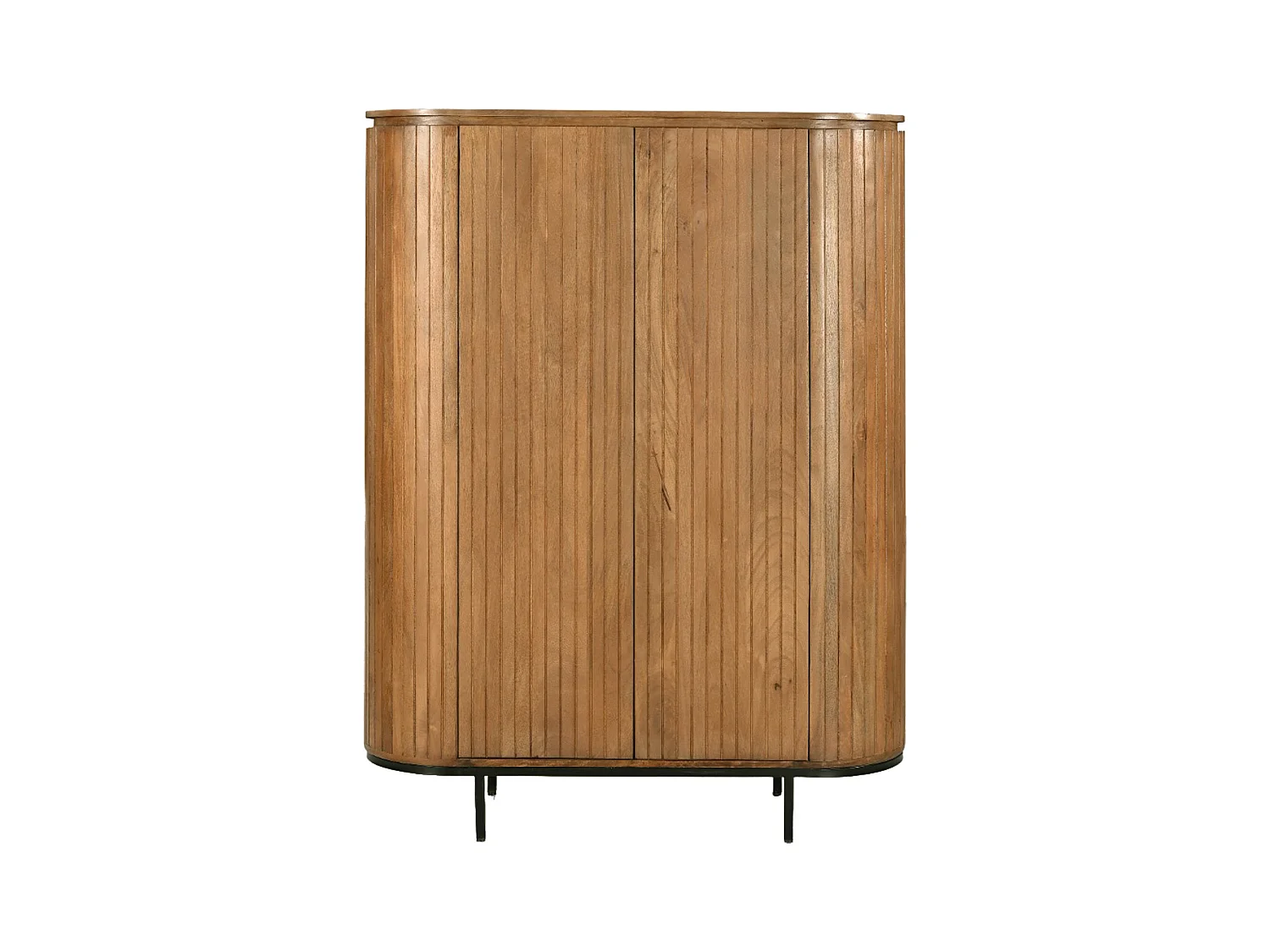 MENTON-Buffet Haut 115 cm en bois massif