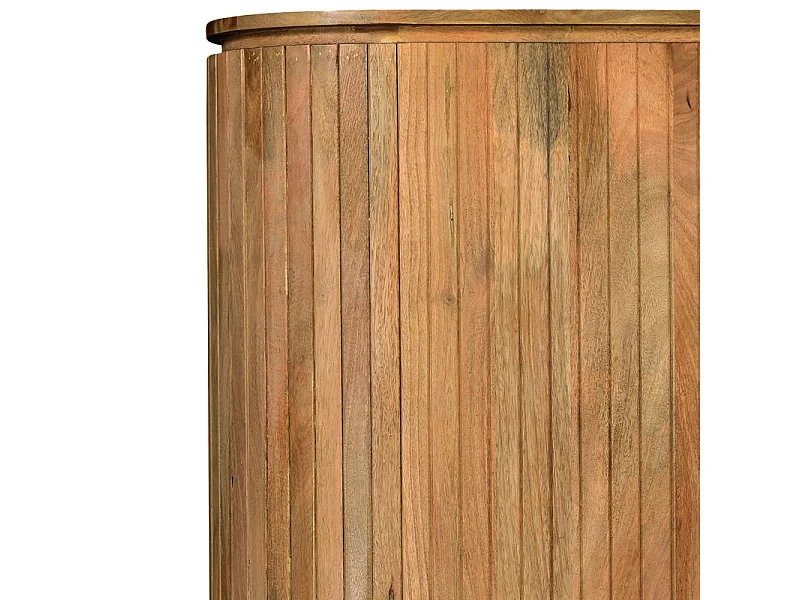 MENTON-Buffet Haut 115 cm en bois massif