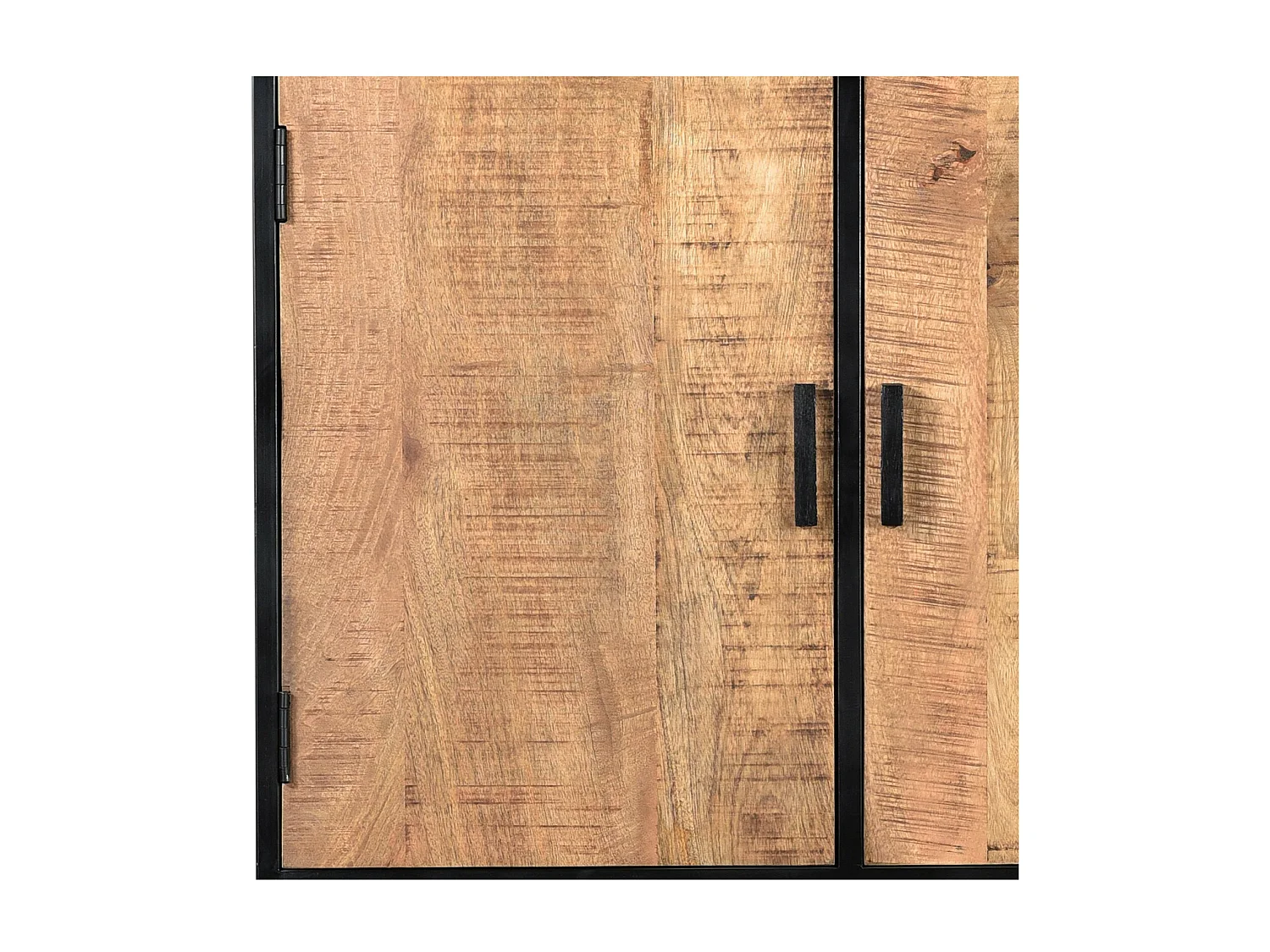 ANGLET-Mueble de almacenaje 2 puertas100 cm madera  y metal