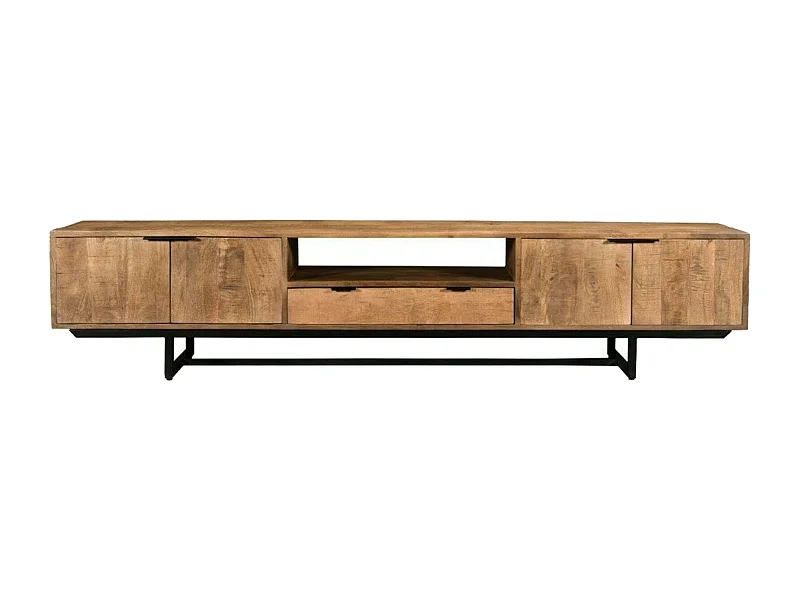 BILBAO-Mueble de TV de madera maciza de 220 cm