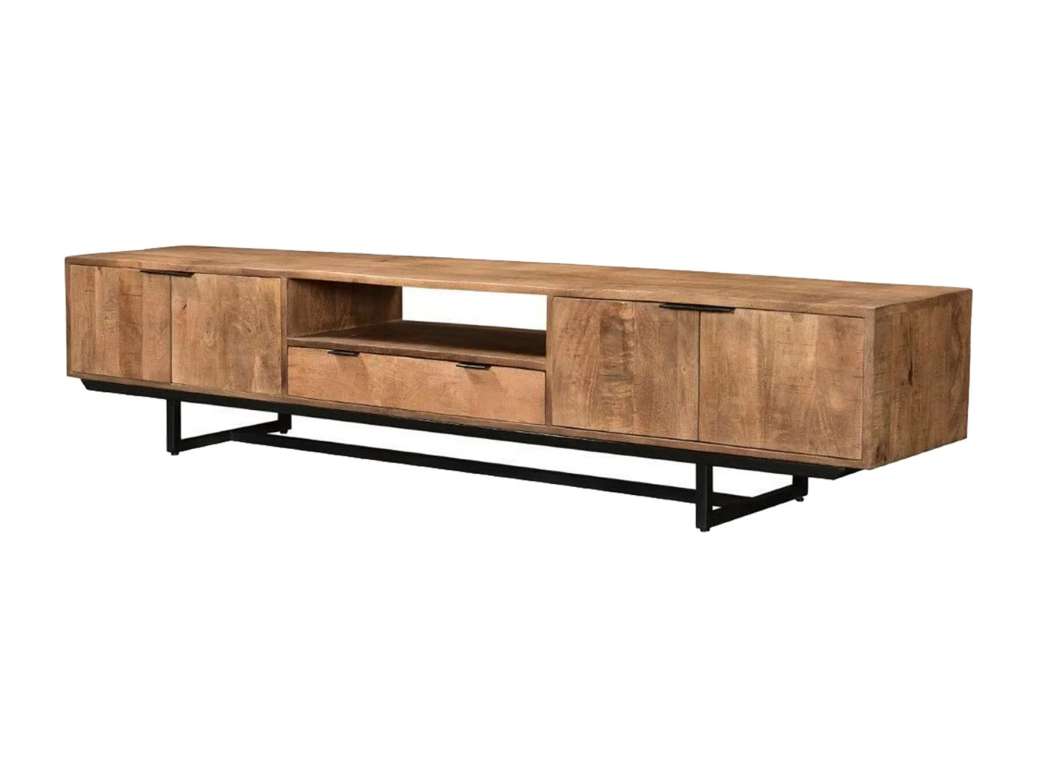 BILBAO-Meuble TV 220 cm bois massif