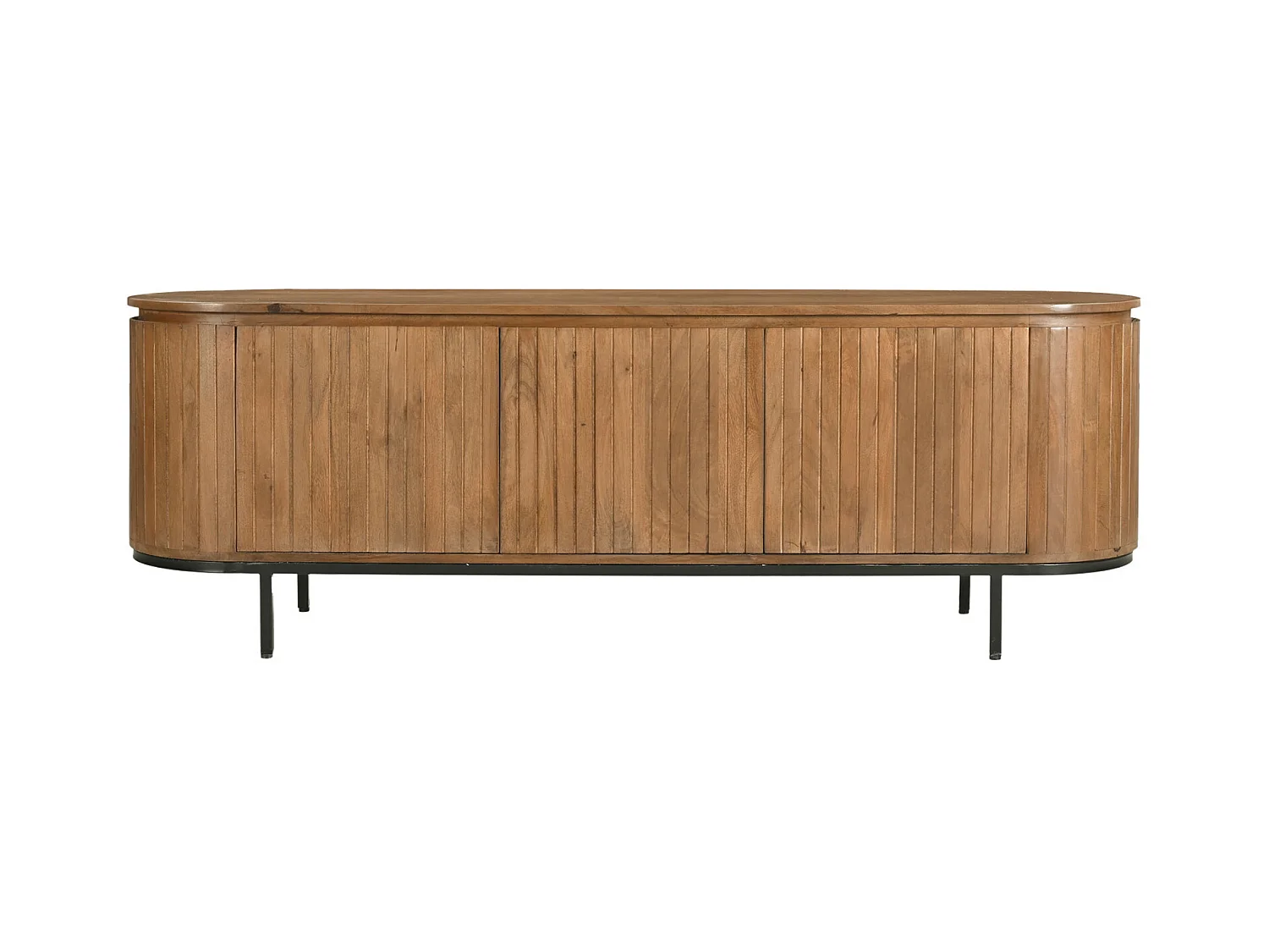 MENTON-Meuble TV 170 cm en bois massif