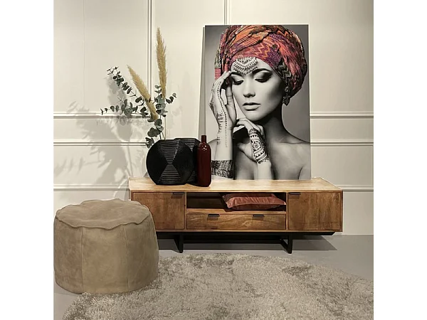 BILBAO-Meuble TV 150 cm bois massif