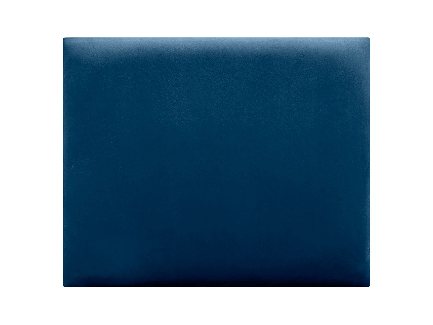 DHOME Tête delit Tapissée en velours de qualité supérieure composée de panneaux autocollants interchangeables pour chambre  (bleu, 95 cm)