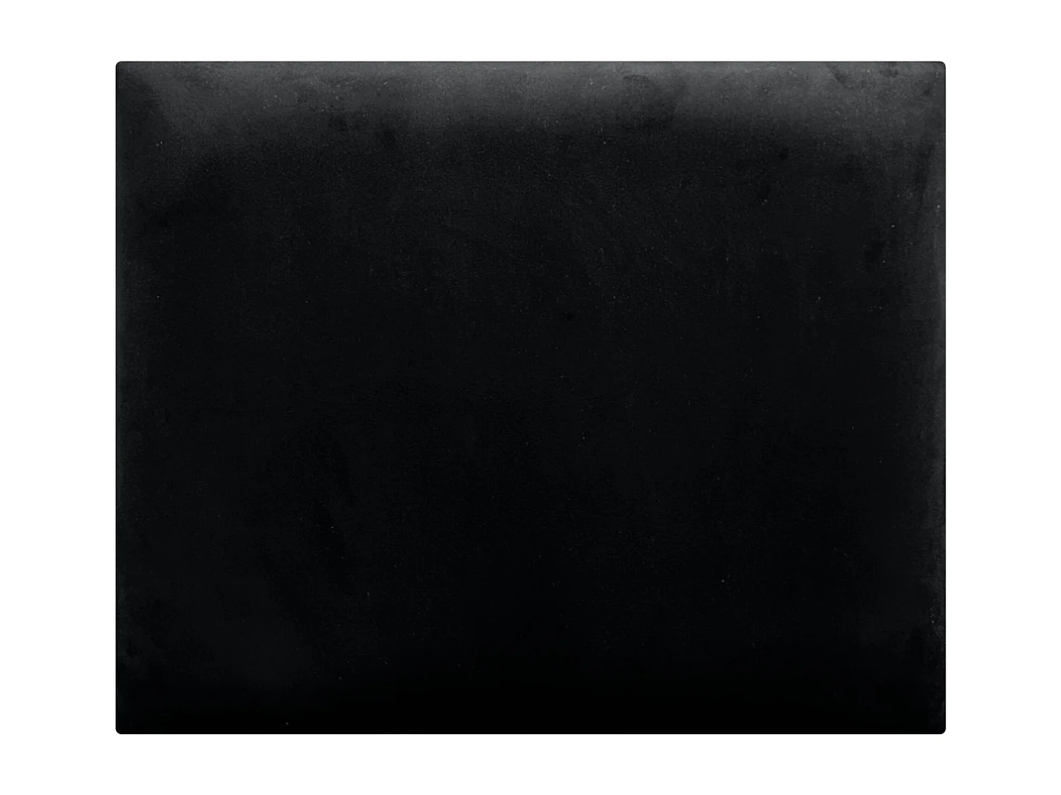 DHOME Premium fluwelen gestoffeerd hoofdeinde samengesteld uit verwisselbare zelfklevende panelen Luxe slaapkamer opgevuld (zwart, 120 cm)