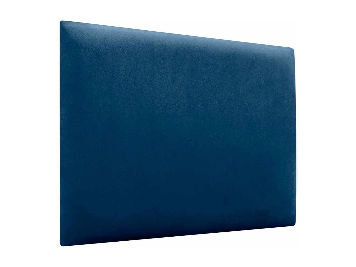 DHOME Tête delit Tapissée en velours de qualité supérieure composée de panneaux autocollants interchangeables pour chambre  (bleu, 145 cm)