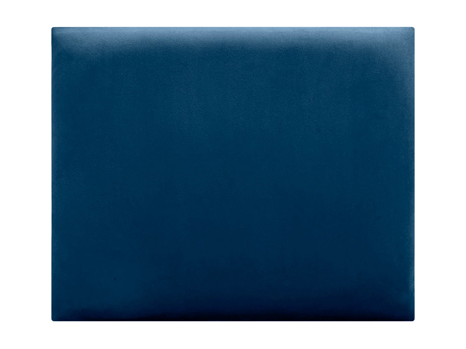 DHOME Cabecero Tapizado en Terciopelo Premium Compuesto de Paneles Autoadhesivos Intercambiables Lujo Dormitorio Acolchado (Azul, 145cm)