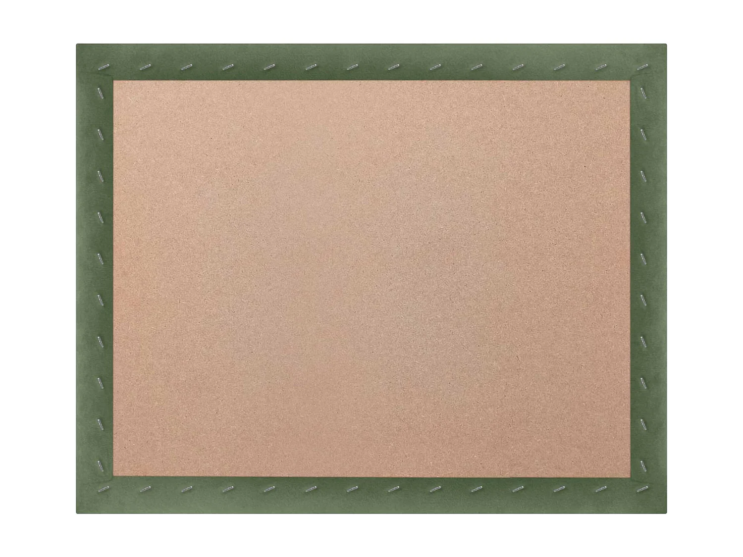 DHOME Tête delit Tapissée en velours de qualité supérieure composée de panneaux autocollants interchangeables pour chambre  (vert jungle, 80 cm)