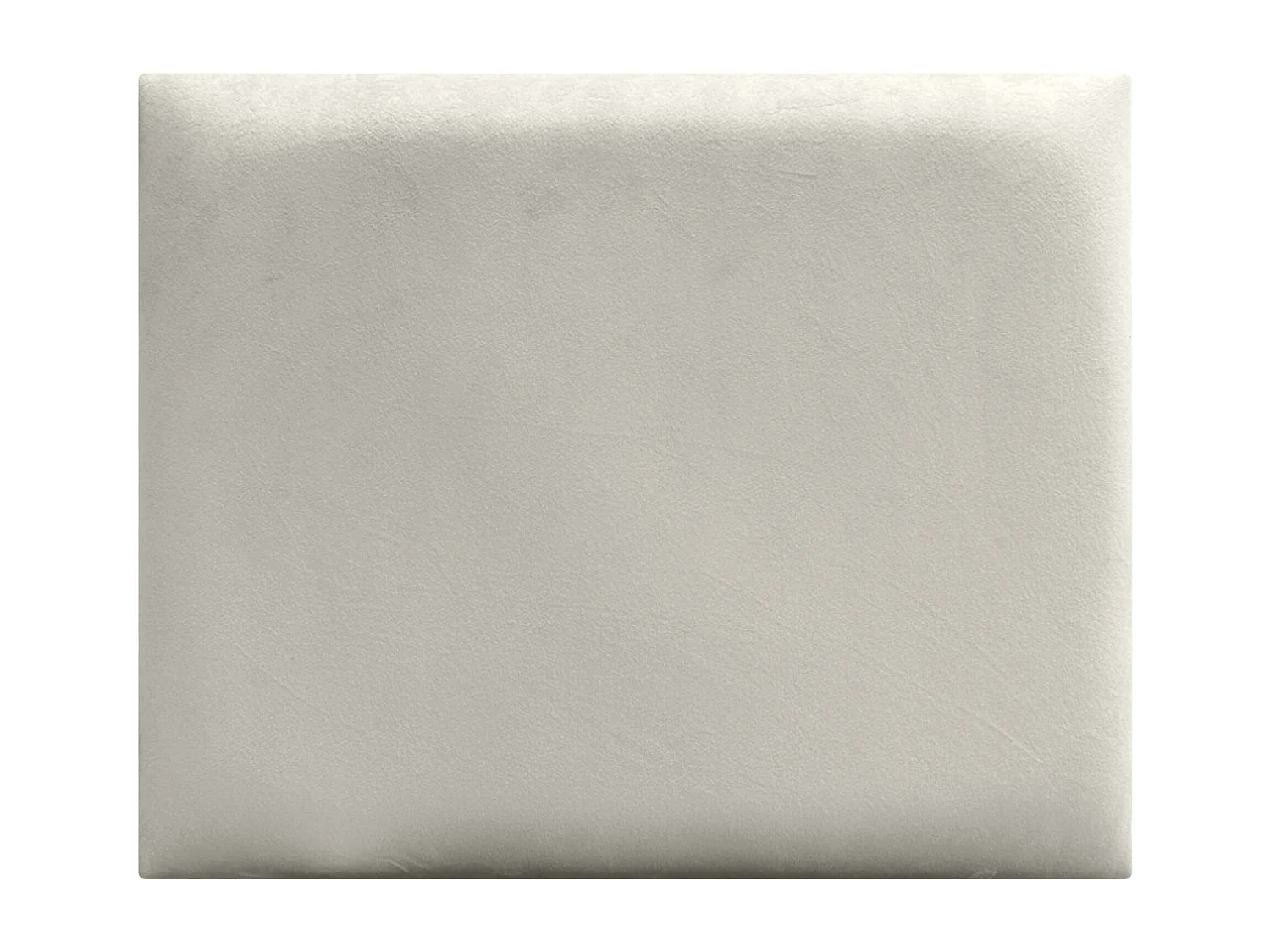 DHOME Tête delit Tapissée en velours de qualité supérieure composée de panneaux autocollants interchangeables pour chambre  (beige, 80 cm)