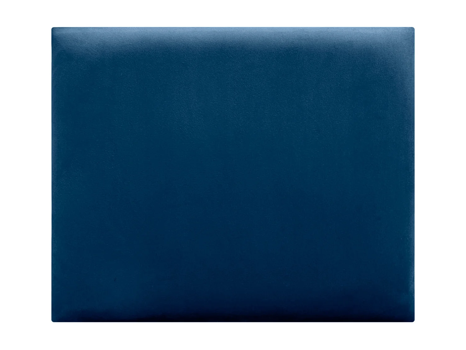 DHOME Premium-Samt-gepolstertes Kopfteil, bestehend aus austauschbaren selbstklebenden Paneelen, luxuriöses gepolstertes Schlafzimmer (blau, 150 cm)