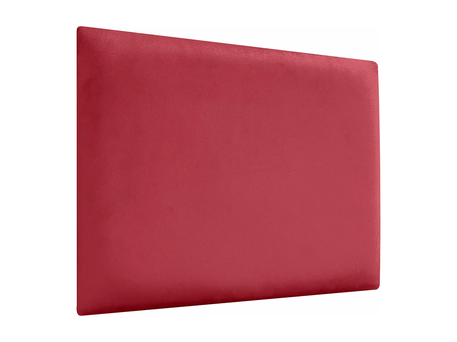 DHOME Premium-Samt-gepolstertes Kopfteil, bestehend aus austauschbaren selbstklebenden Paneelen, luxuriöses gepolstertes Schlafzimmer (Rot, 190 cm)