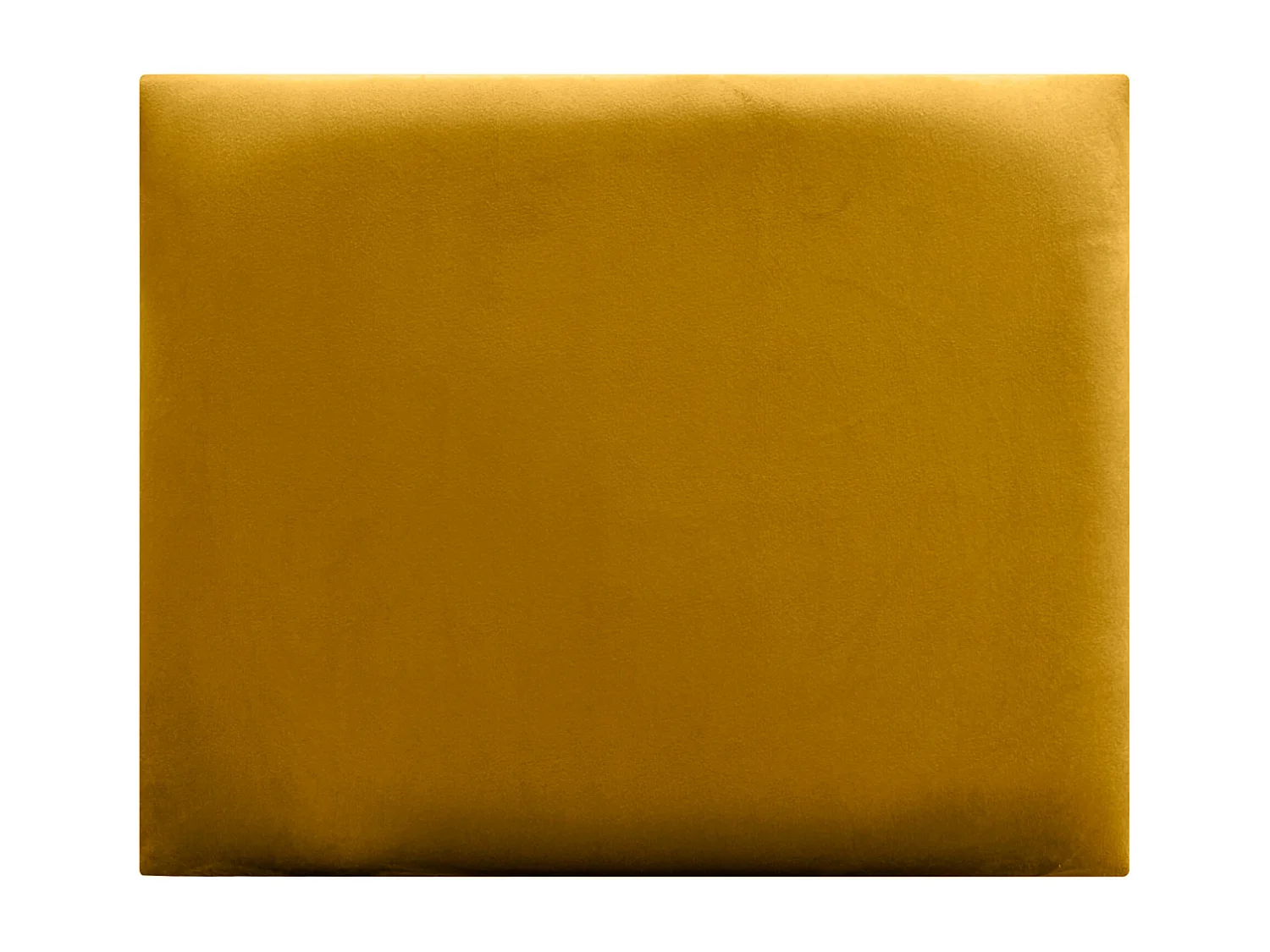 DHOME Cabeceira estofada de veludo premium  composta por painéis autoadesivos intercambiáveis ​​Quarto de luxo acolchoado (mostarda, 145 cm)