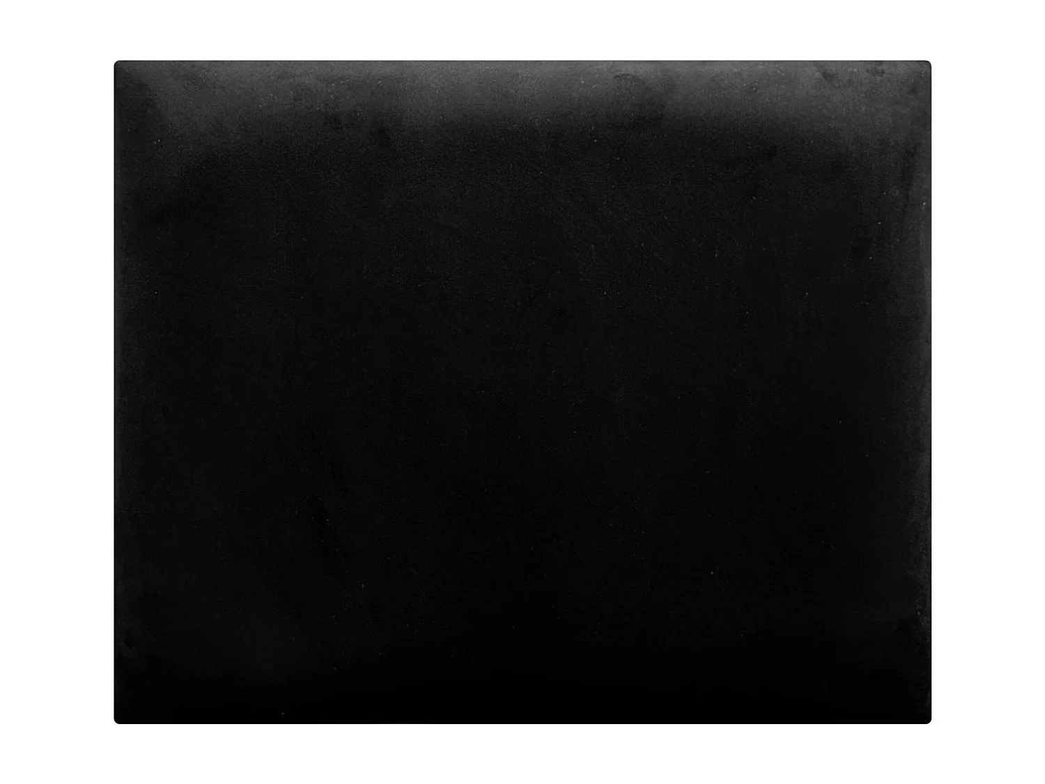 DHOME Tête delit Tapissée en velours de qualité supérieure composée de panneaux autocollants interchangeables pour chambre  (noir, 190 cm)