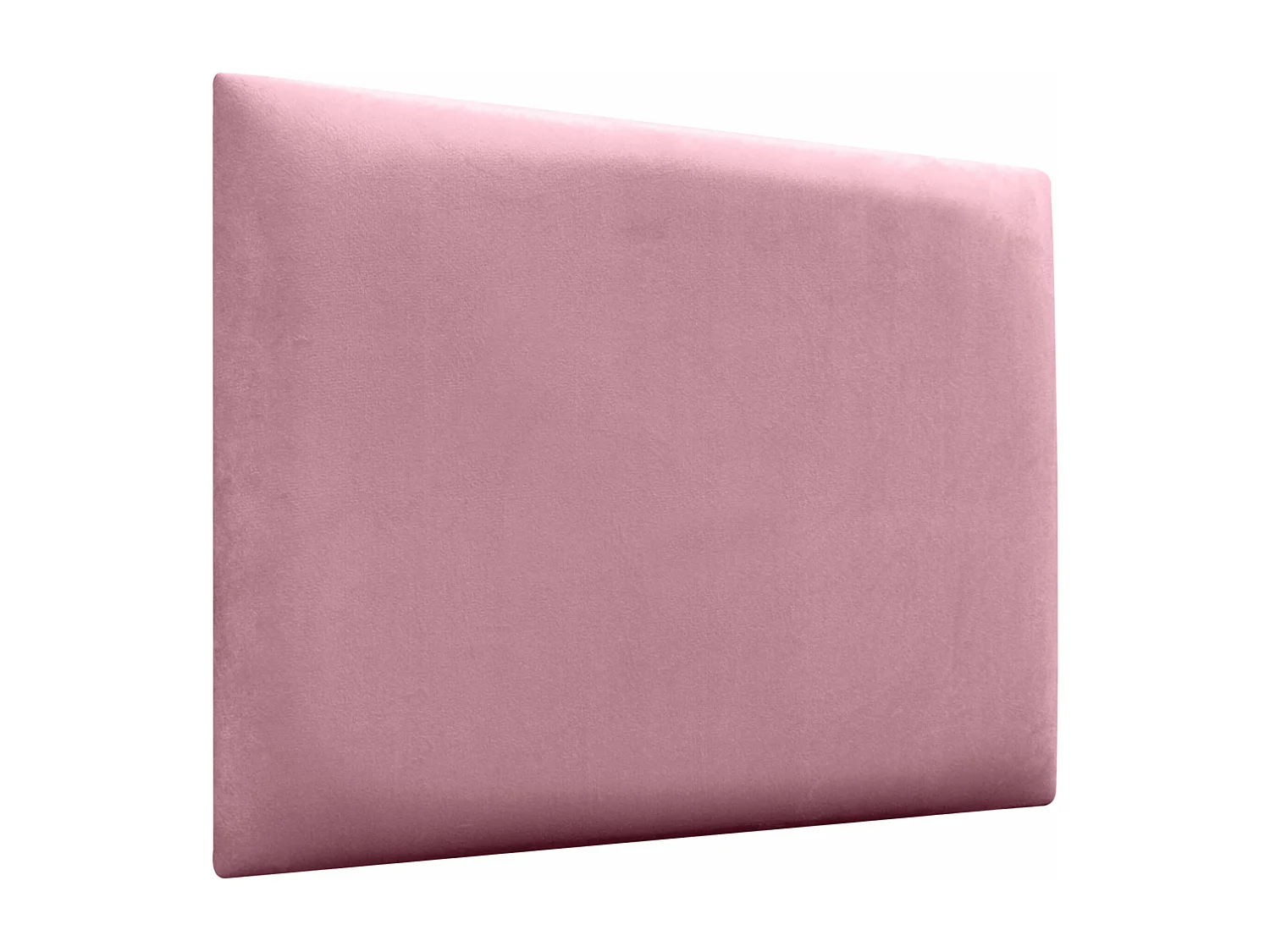 DHOME Premium-Samt-gepolstertes Kopfteil, bestehend aus austauschbaren selbstklebenden Paneelen, luxuriöses Schlafzimmer gepolstert (Pink, 90 cm)