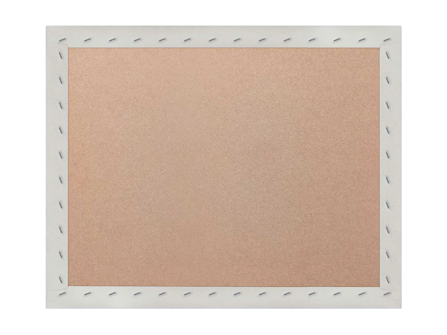 DHOME Cabecero Tapizado en Terciopelo Premium Compuesto de Paneles Autoadhesivos Intercambiables Lujo Dormitorio Acolchado (Blanco, 80cm)