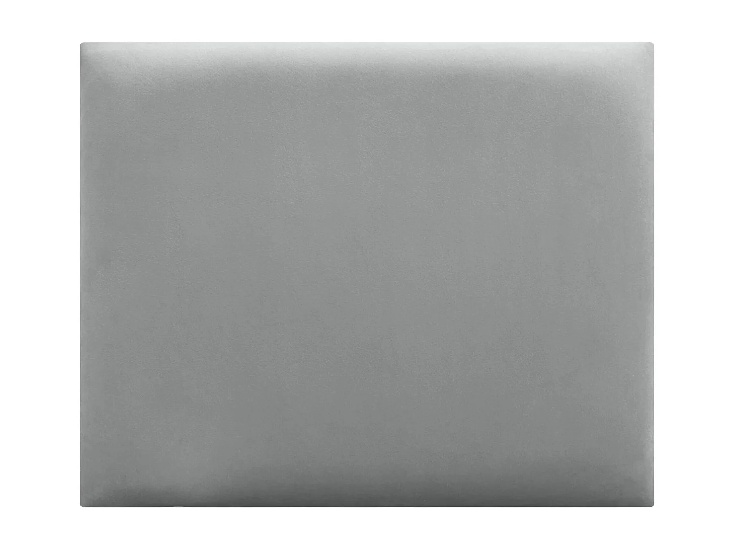 DHOME Tête delit Tapissée en velours de qualité supérieure composée de panneaux autocollants interchangeables pour chambre  (gris clair, 80 cm)