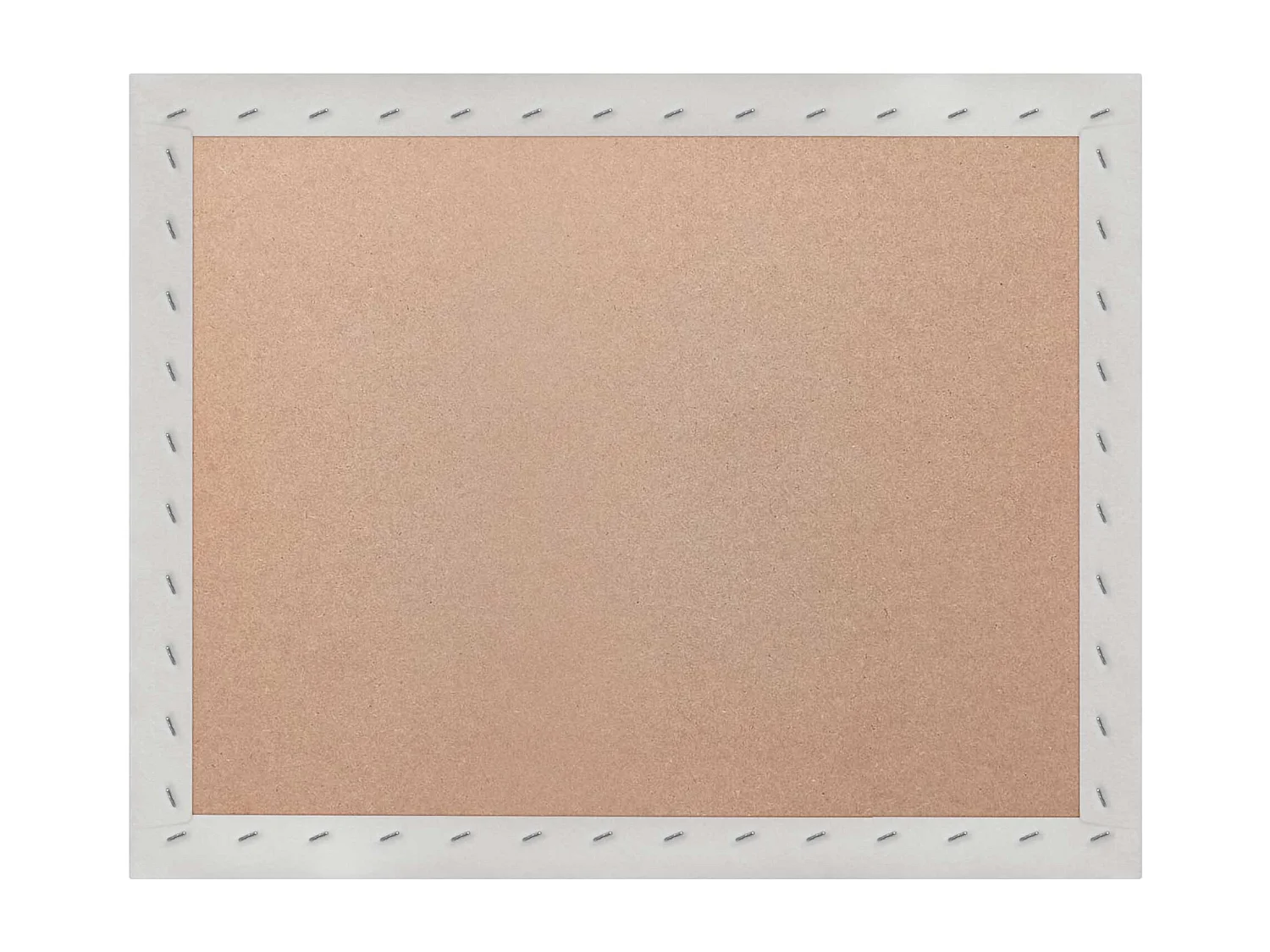 DHOME Tête delit Tapissée en velours de qualité supérieure composée de panneaux autocollants interchangeables pour chambre  (blanc, 150 cm)