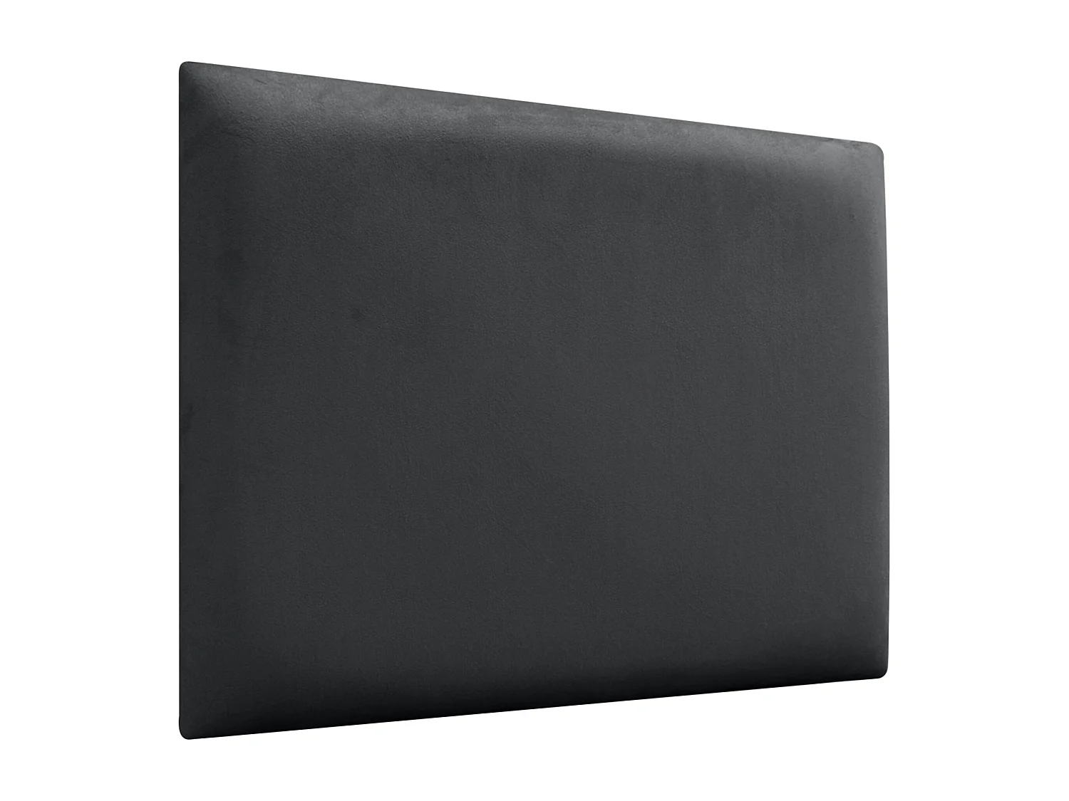 DHOME Cabecero Tapizado en Terciopelo Premium Compuesto de Paneles Autoadhesivos Intercambiables Lujo Dormitorio Acolchado (Gris Oscuro, 150cm)