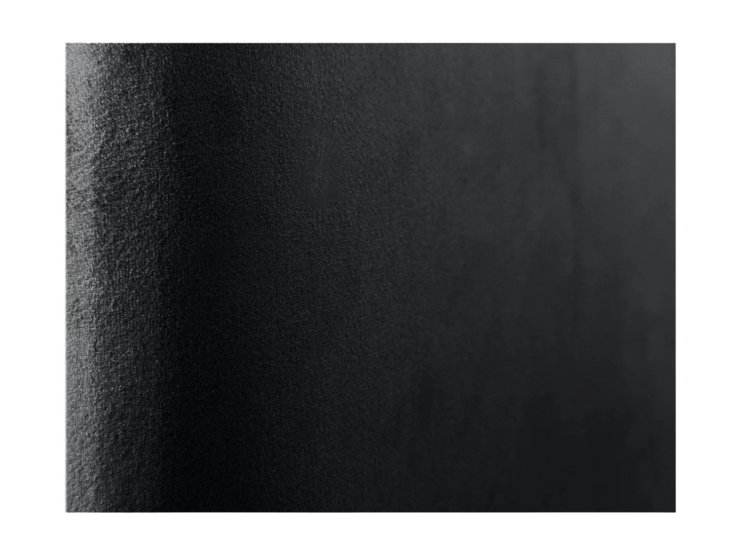 DHOME Tête delit Tapissée en velours de qualité supérieure composée de panneaux autocollants interchangeables pour chambre  (noir, 105 cm)