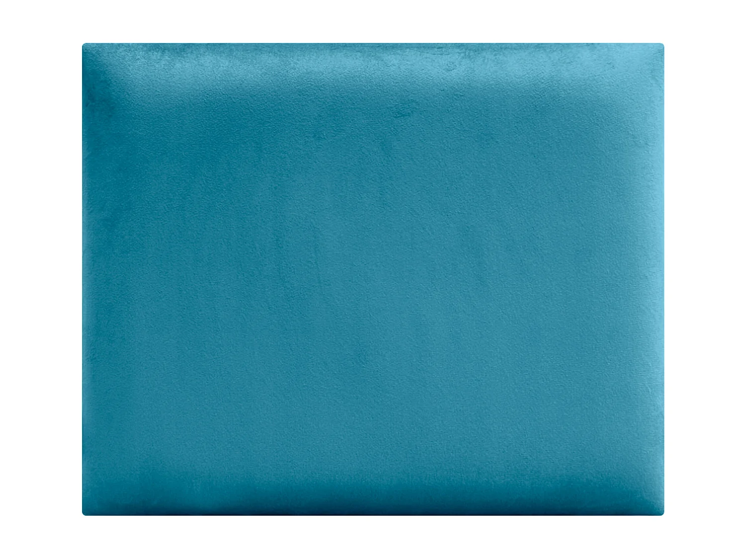 DHOME Tête delit Tapissée en velours de qualité supérieure composée de panneaux autocollants interchangeables pour chambre  (Bleu clair, 190 cm)