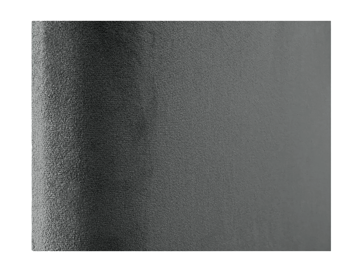 DHOME Premium fluwelen gestoffeerd hoofdeinde samengesteld uit verwisselbare zelfklevende panelen Luxe slaapkamer opgevuld (donkergrijs, 90cm)