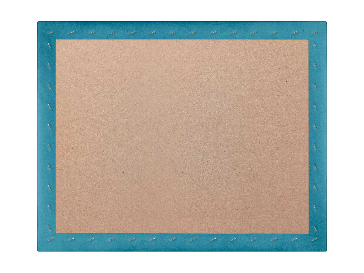 DHOME Cabeceira estofada de veludo premium  composta por painéis autoadesivos intercambiáveis ​​Quarto acolchoado de luxo (azul claro, 105 cm)