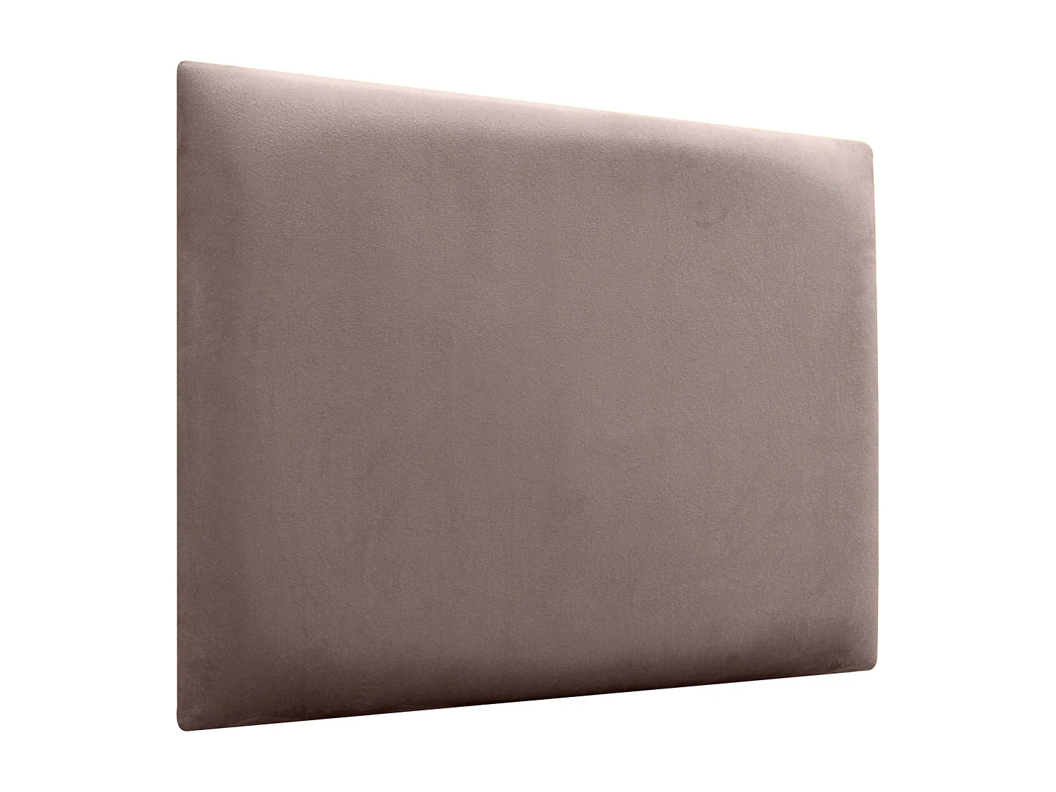 DHOME Premium-Samt-gepolstertes Kopfteil, bestehend aus austauschbaren selbstklebenden Paneelen, luxuriöses gepolstertes Schlafzimmer (Braun, 160 cm)