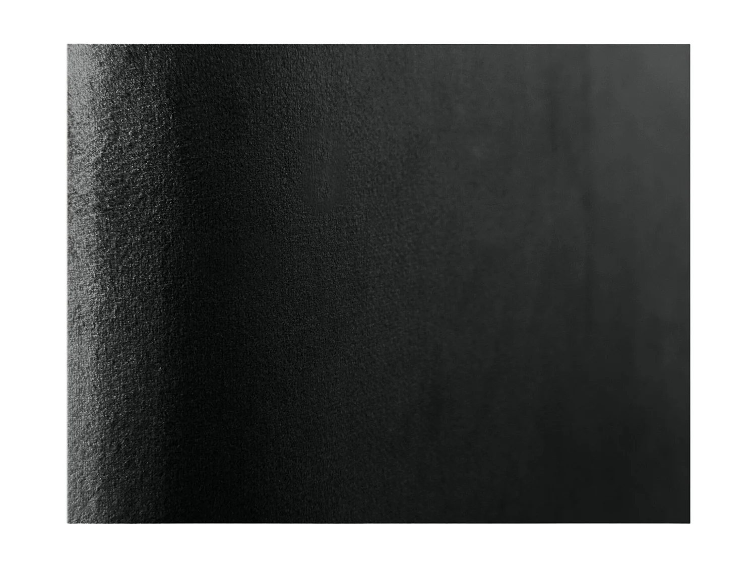 DHOME Tête delit Tapissée en velours de qualité supérieure composée de panneaux autocollants interchangeables pour chambre  (noir, 110 cm)