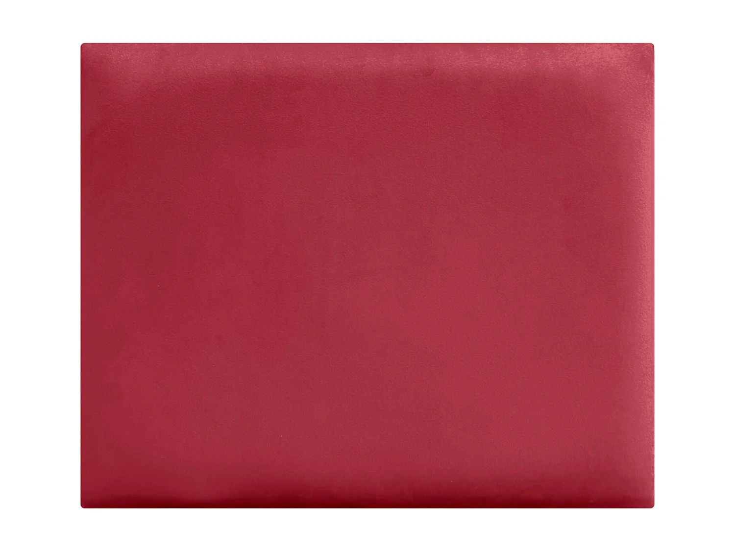 DHOME Premium-Samt-gepolstertes Kopfteil, bestehend aus austauschbaren selbstklebenden Paneelen, luxuriöses gepolstertes Schlafzimmer (Rot, 220 cm)